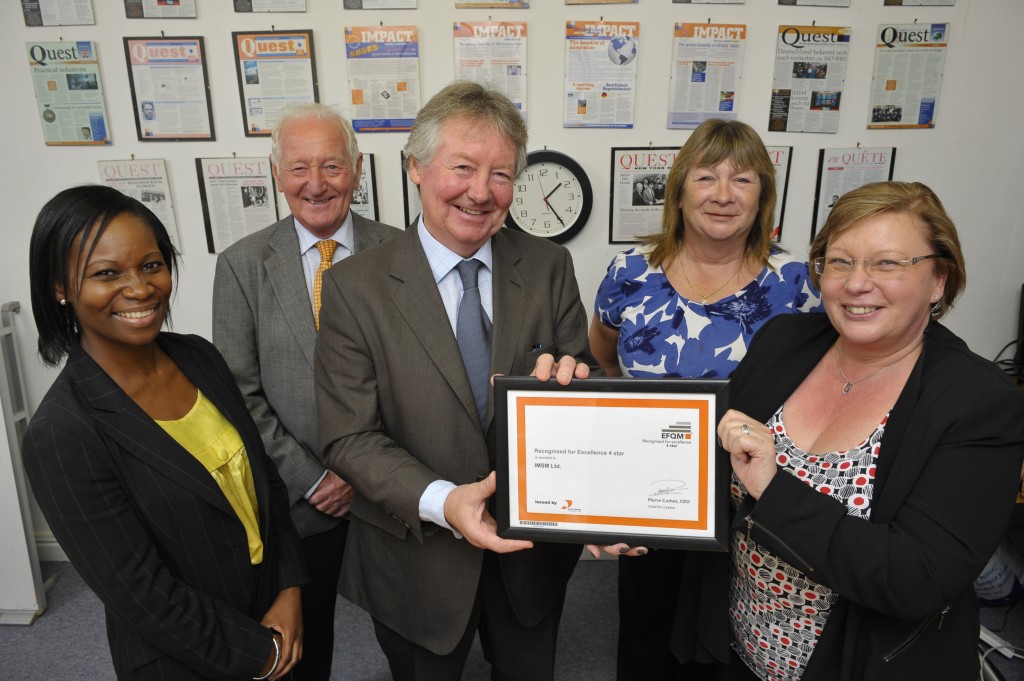 Quality counts for ISO consultancy as it gains four stars for excellence