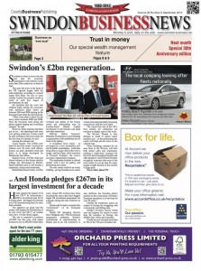 Authoritative and free  . . . Swindon Business News is your unique source of business intelligence