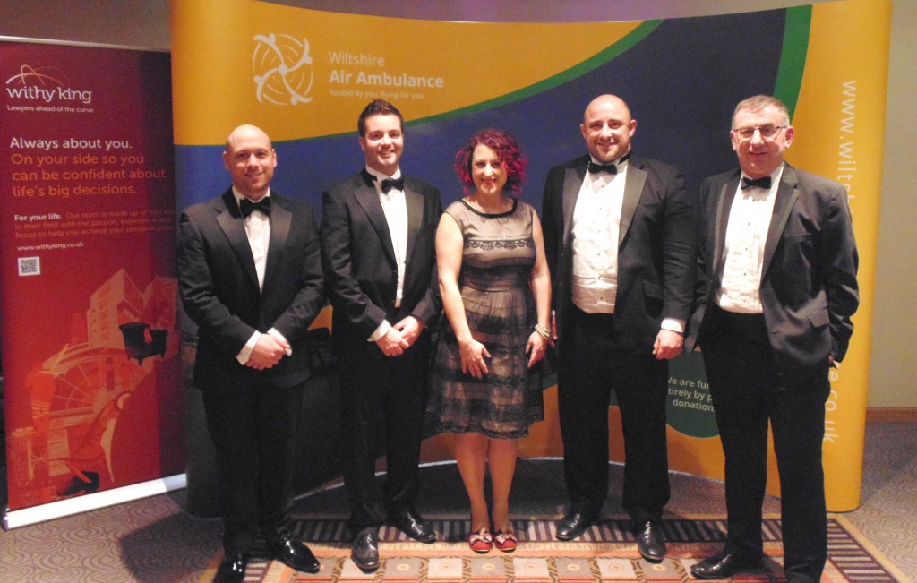 Wiltshire Air Ambulance lands £10,700 from Swindon business charity ball