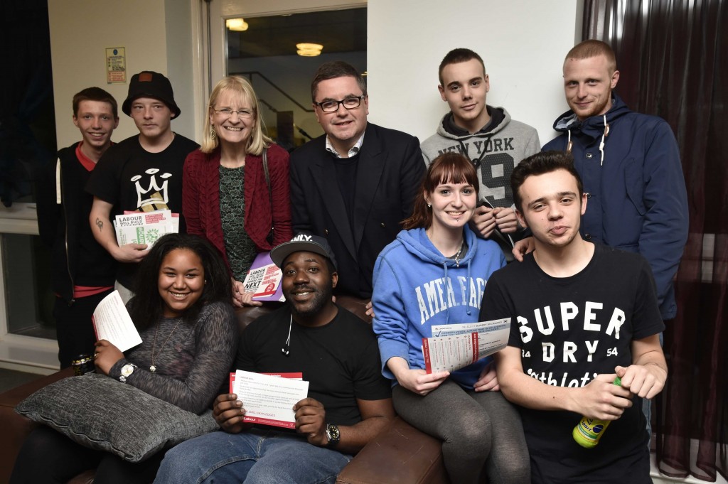 Homeless young people get chance to challenge election hopefuls on their policies